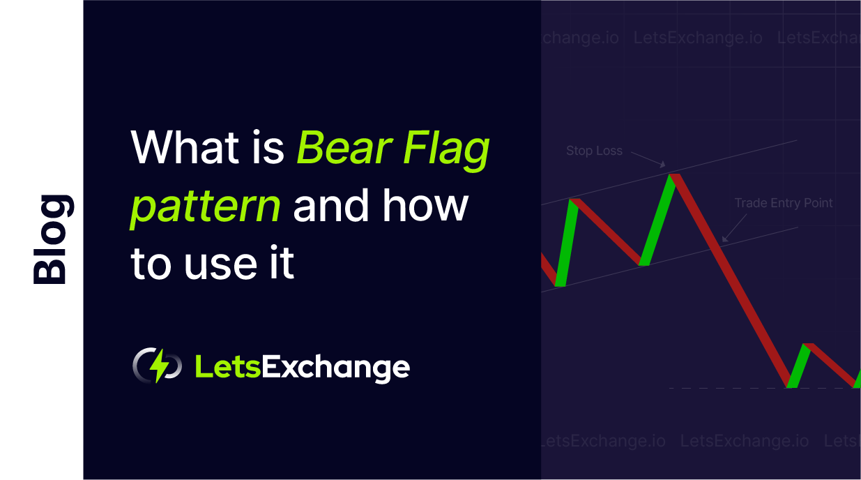 The Bear Flag Pattern. Identification of Bearish Flag | LetsExchange