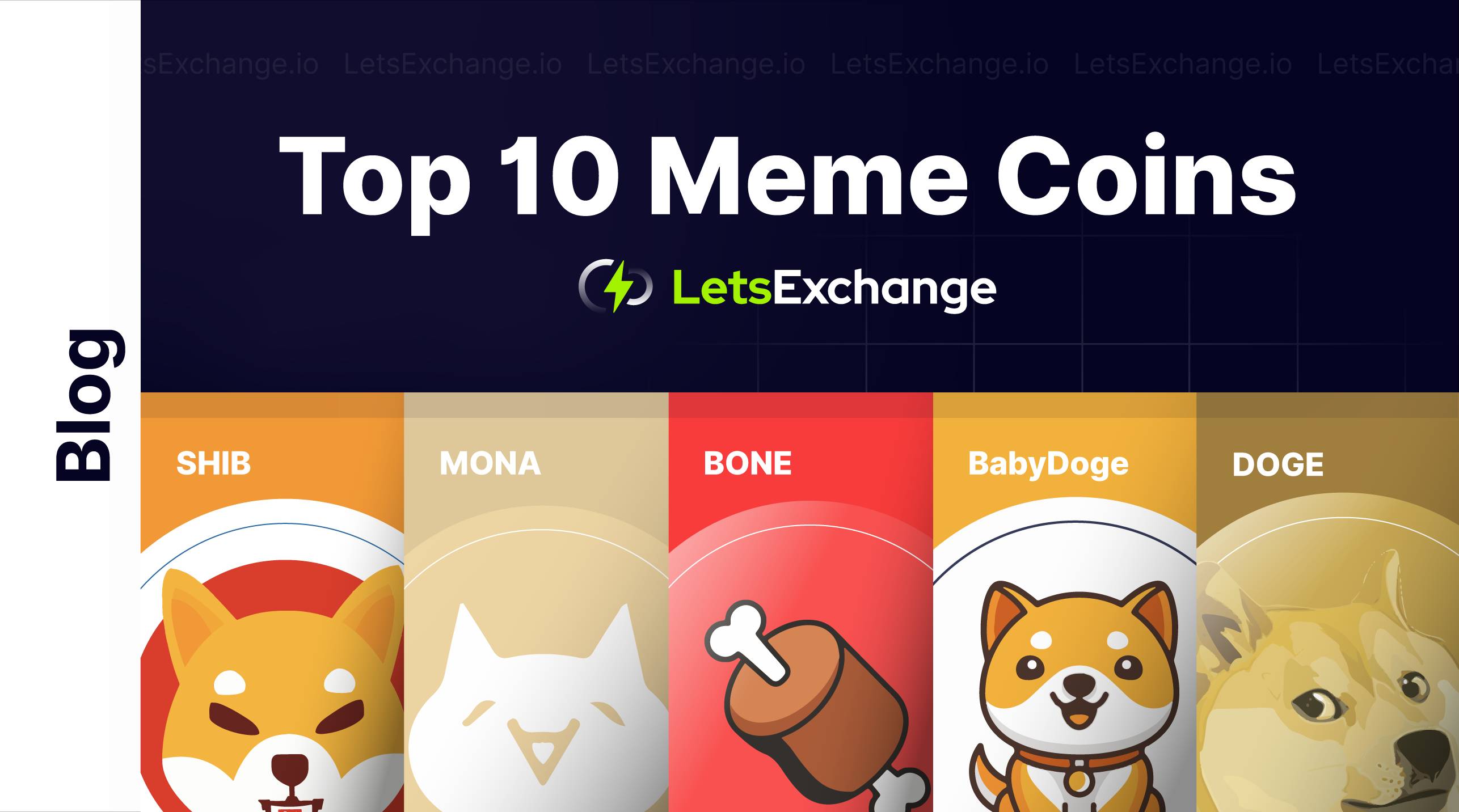 Top 10 meme coins in 2026 | LetsExchange blog