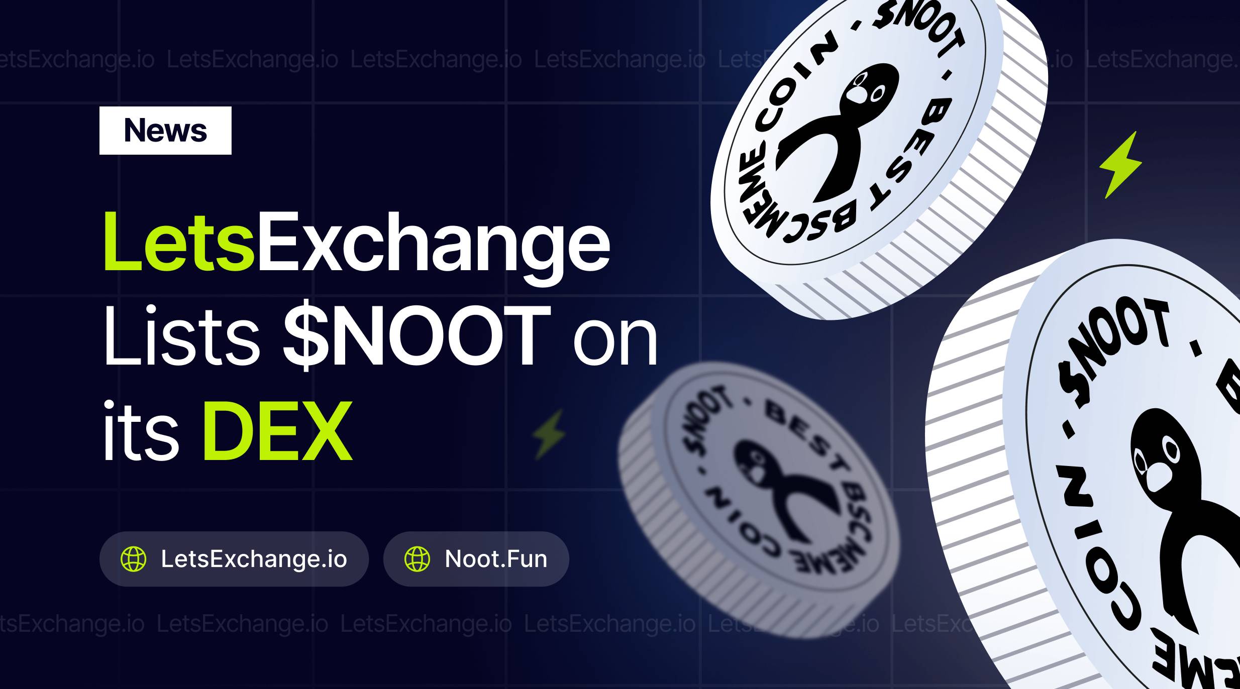LetsExchange Lists $NOOT | LetsExchange