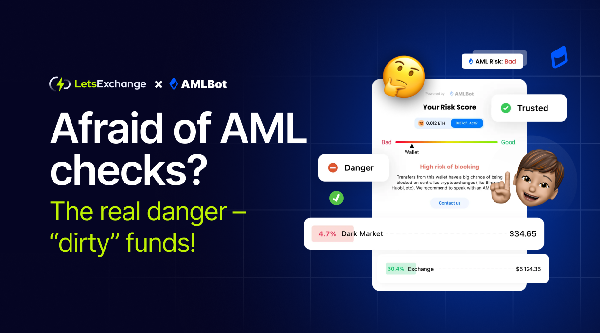 AML bot crypto screening verification, how it works and why to use it? | LetsExchange blog