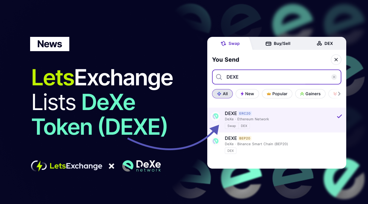 The DeXe Token (DEXE) Is Now Available on LetsExchange | LetsExchange