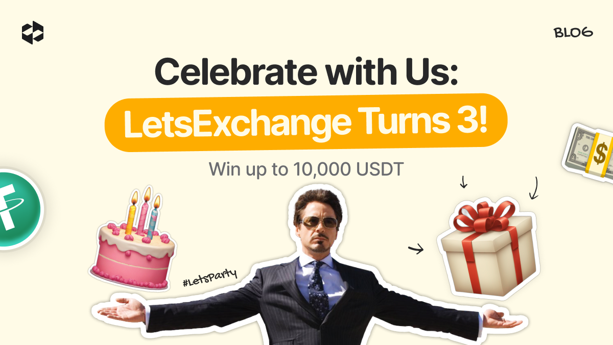 LetsExchange Turns 3 and Invites You to the Party!