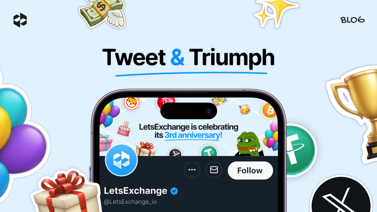 Tweet & Triumph: LetsExchange’s 3rd Anniversary Contest!