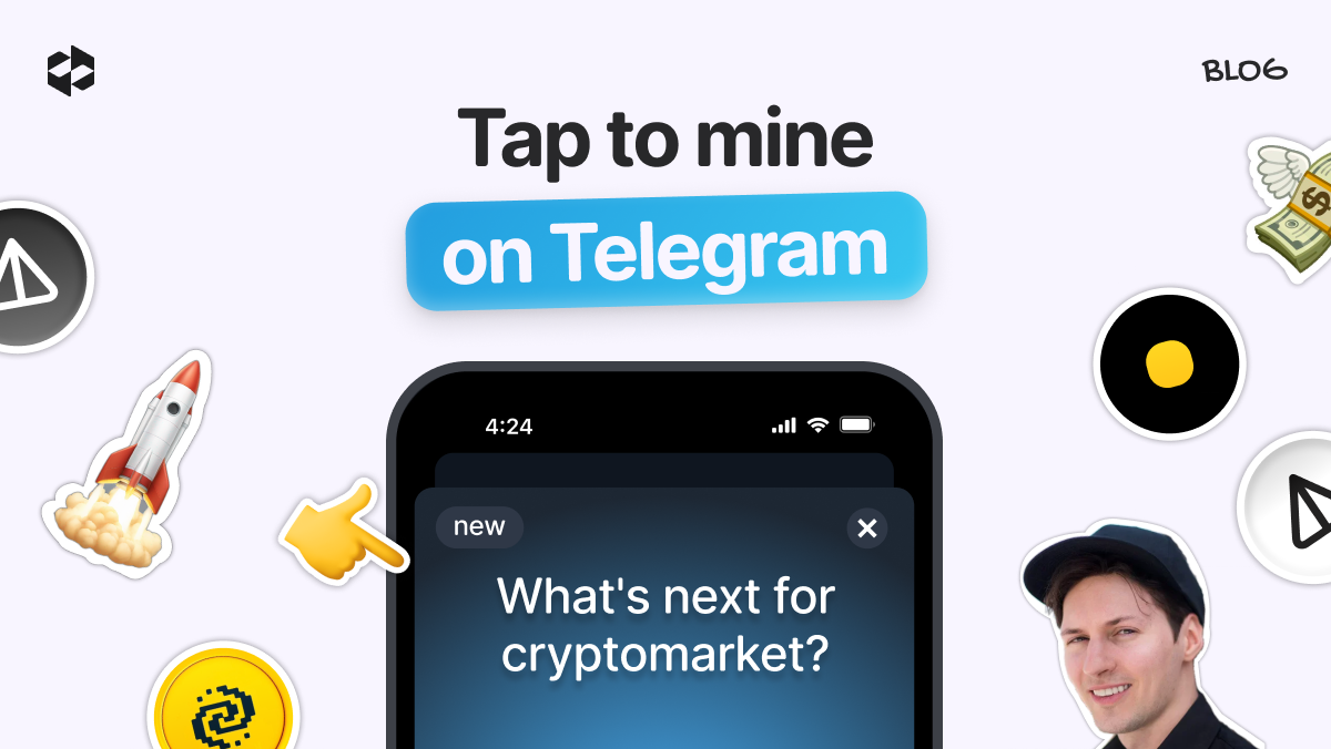 Tap to mine on Telegram: what's next for cryptomarket? | LetsExchange blog