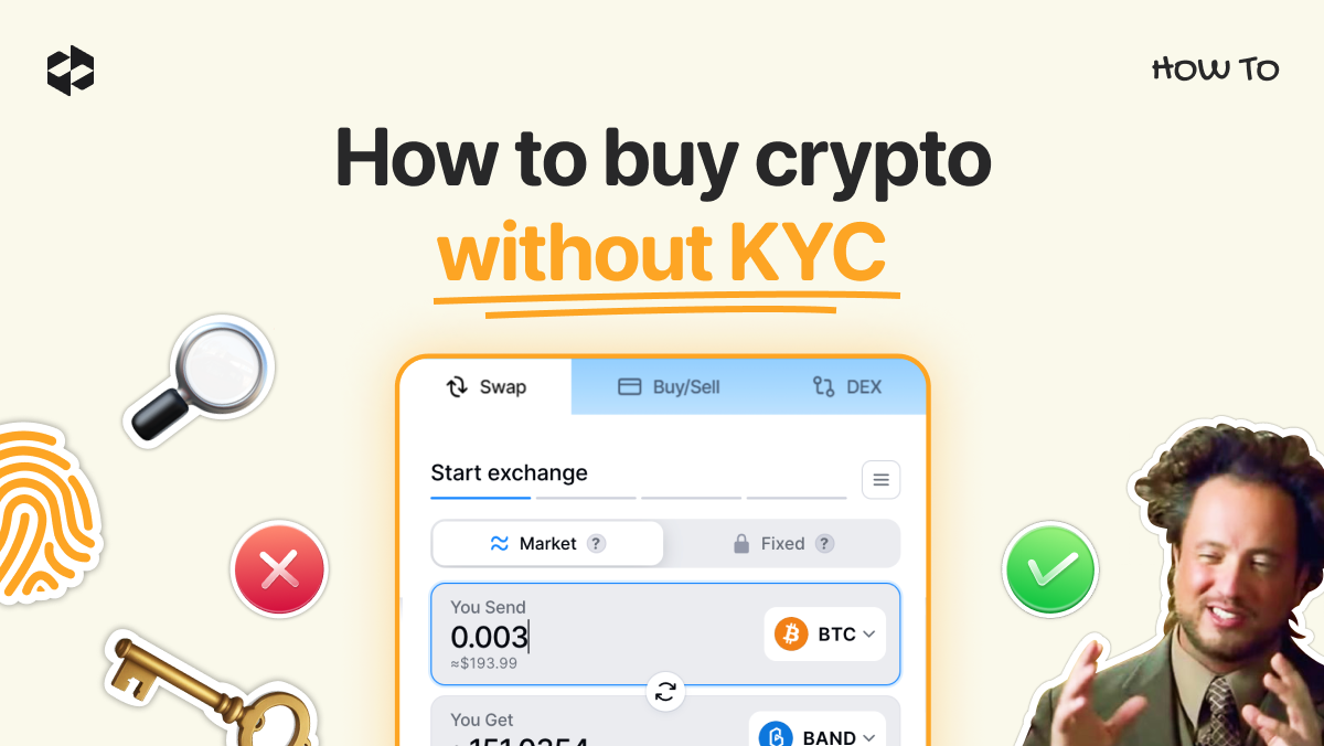 How to buy crypto without KYC | LetsExchange blog