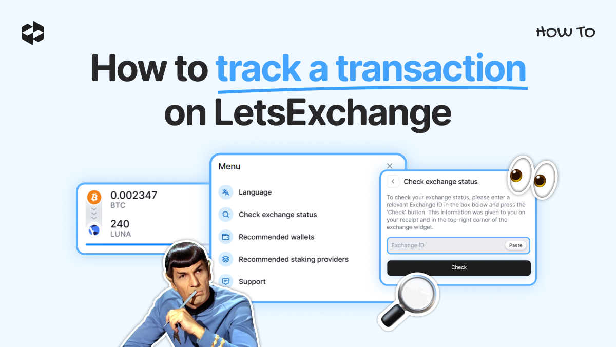 How to track a transaction on LetsExchange.io | LetsExchange blog