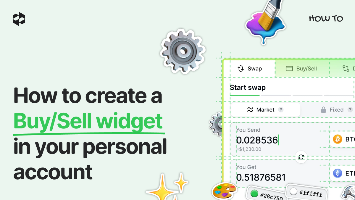 How to create a widget enabling users to buy & sell crypto for fiat | LetsExchange blog