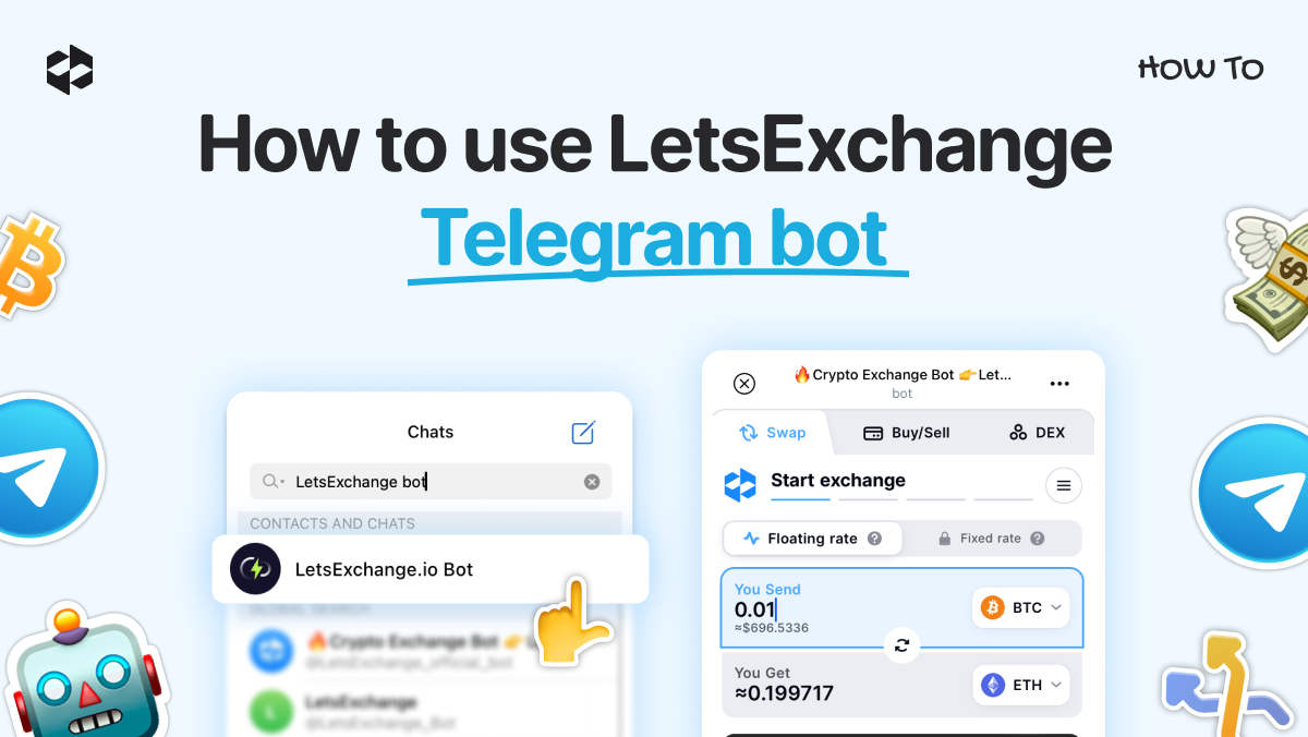 How to use LetsExchange Telegram bot | LetsExchange blog
