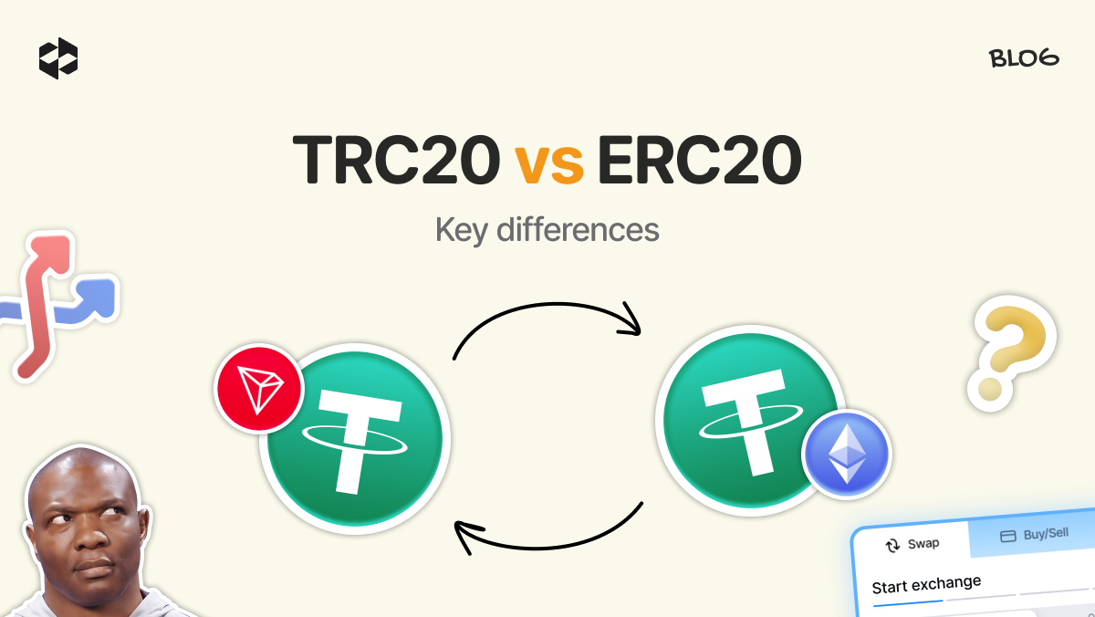 TRC20 vs ERC20: What Is the Difference | Letsexchange.io
