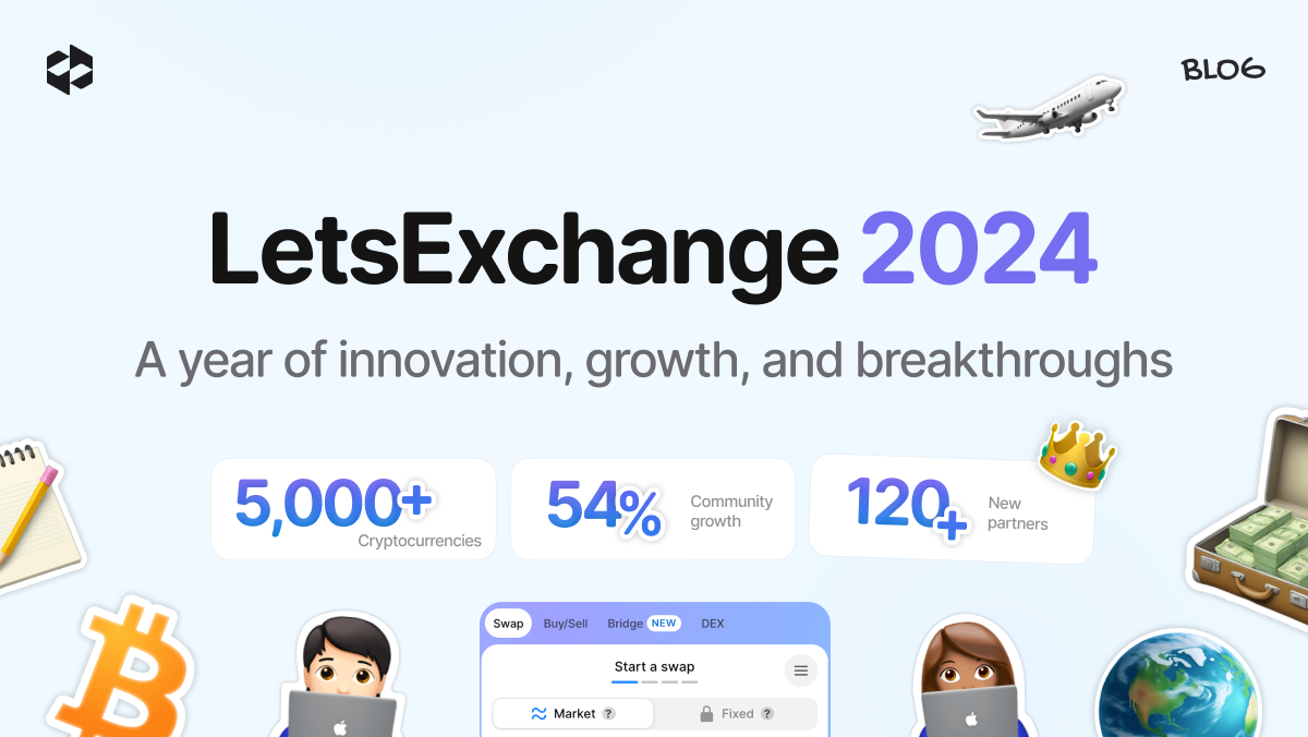 LetsExchange 2024: A year of innovation, growth, and breakthroughs | LetsExchange blog