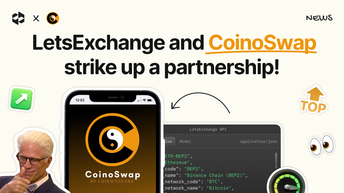 LetsExchange to provide liquidity to CoinoSwap | LetsExchange