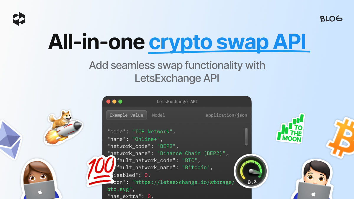 How to power your business with a crypto exchange API  | LetsExchange blog