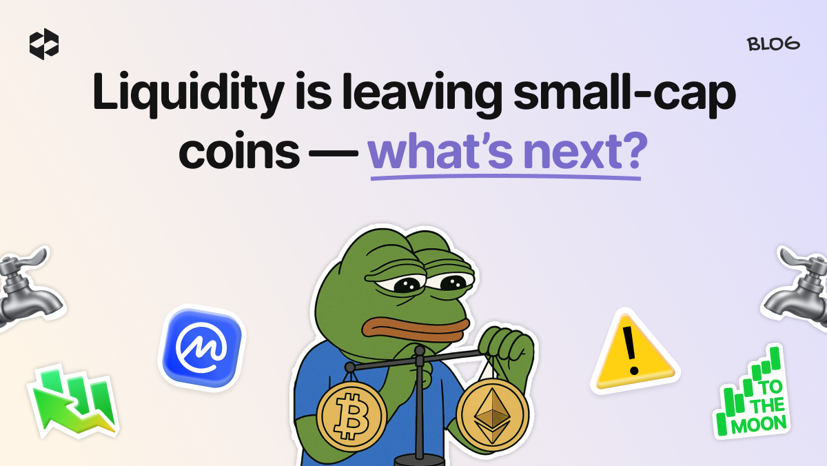 Why crypto liquidity is leaving small-cap coins, and how to clean up your portfolio