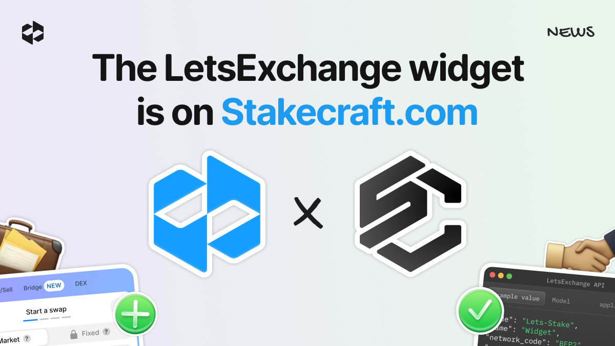 Stagecraft has integrated the LetsExchange widget into its website.