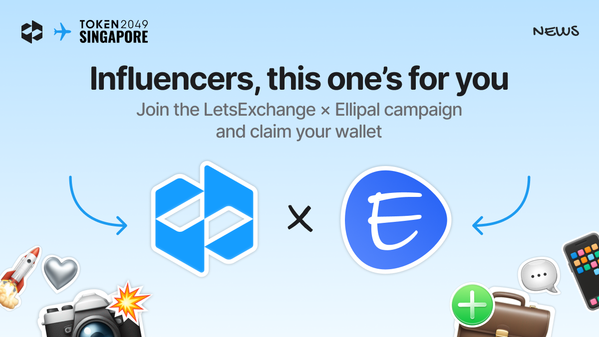 Exclusive LetsExchange × Ellipal branded cold wallets debut at Token2049