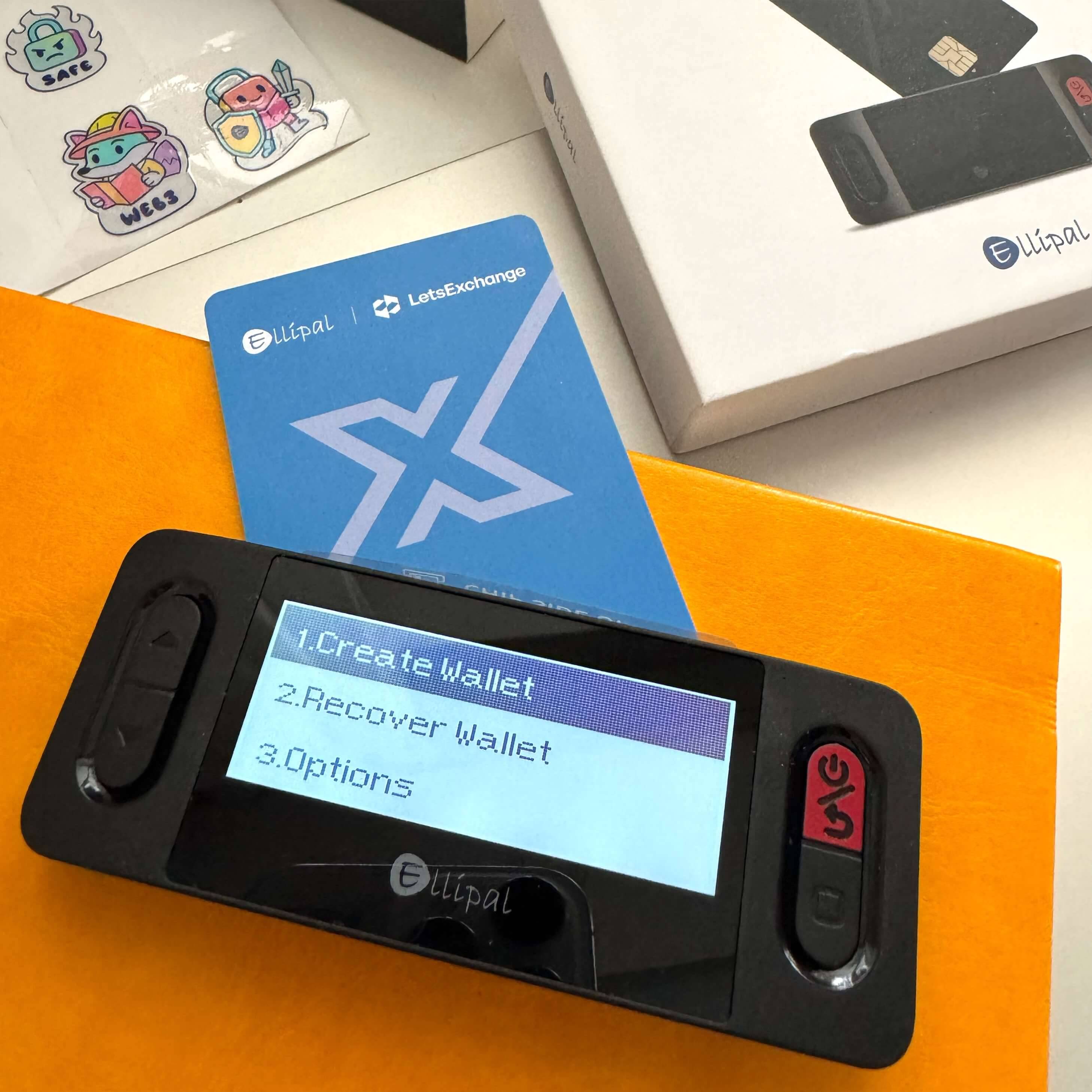 ELLIPAL and LetsExchange launched a limited line of co-branded cold wallets