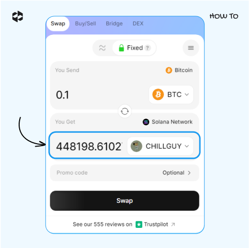 Pick the coin to receive