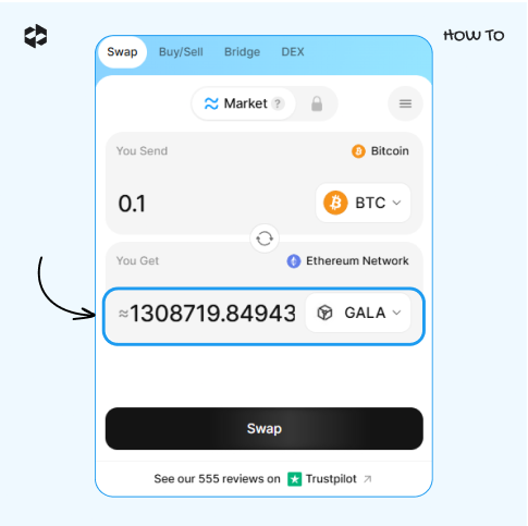 Pick the coin to receive