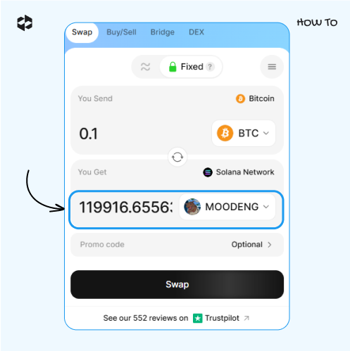 Pick the coin to receive