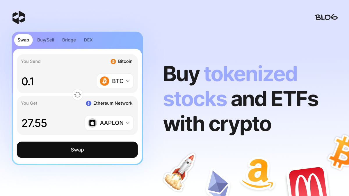 Guide to buying tokenized stocks and ETFs on LetsExchange using cryptocurrency