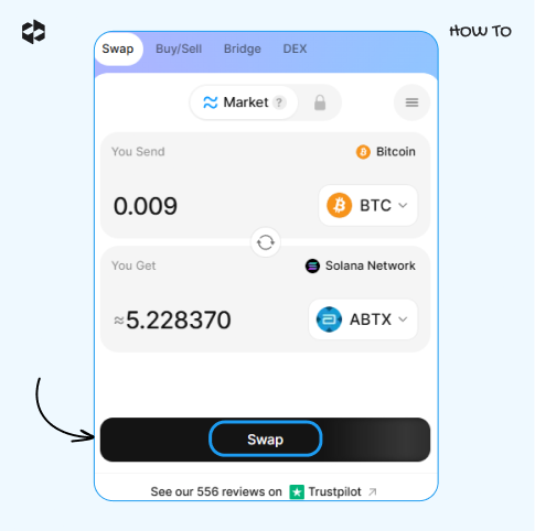 Click on the Swap button