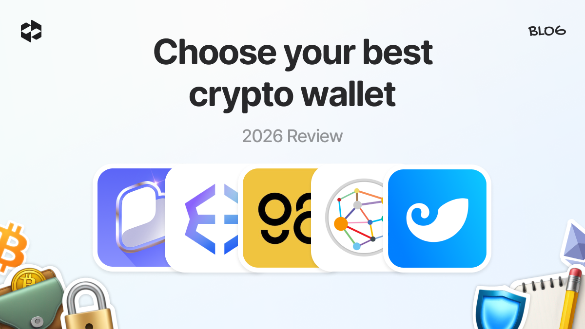 Choose your best crypto wallet.