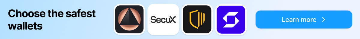 Hardware wallets are the safest options to store crypto