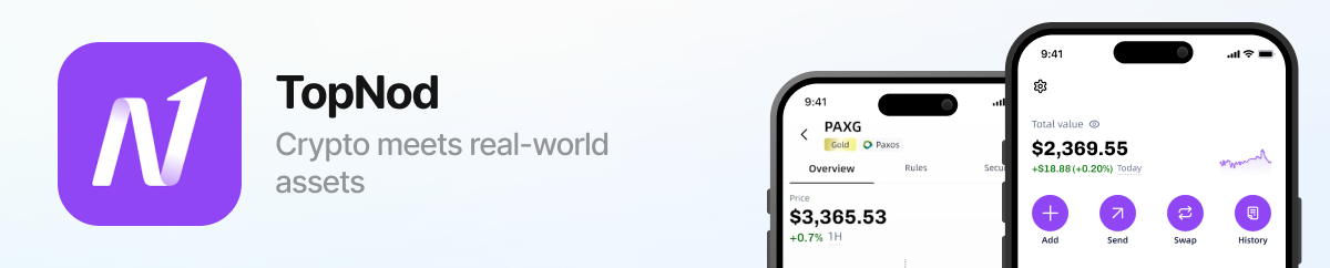Manage crypto and tokenized assets in one app
