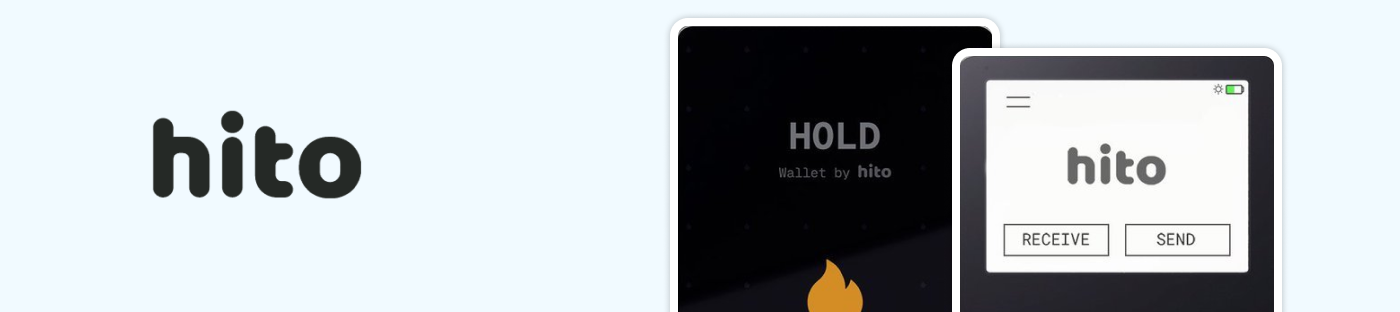Hito Wallet: compact NFC hardware wallet with touchscreen
