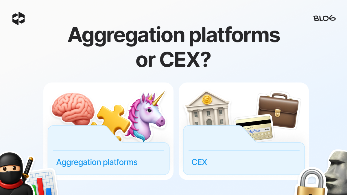 Explanation of the advantages of aggregation platforms over centralized exchanges.