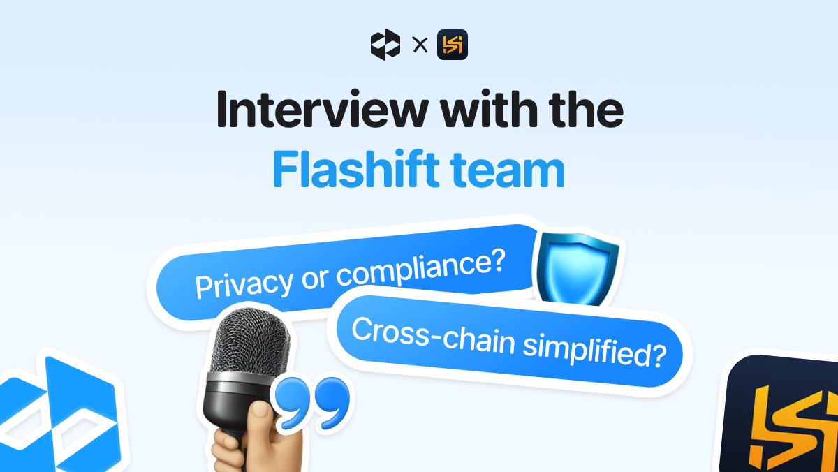 Flashift discusses AI-powered routing, financial sovereignty, and privacy-focused cross-chain infrastructure.