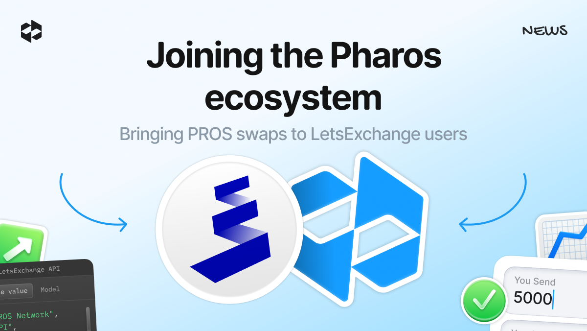 Description of the new partnership between LetsExchange and the Pharos Network