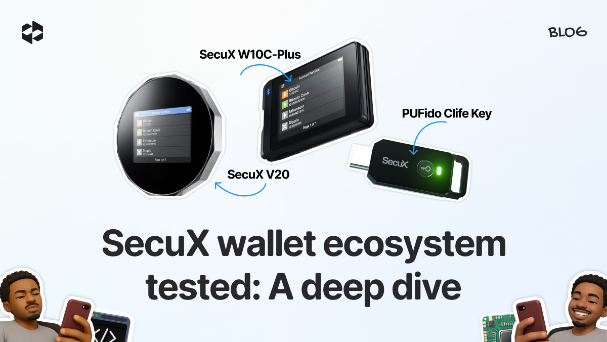 We’ve tested the SecuX wallet ecosystem, and here is what we’ve found out