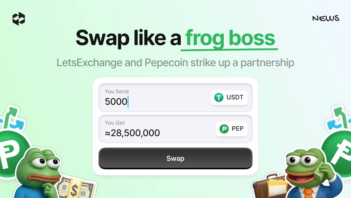 LetsExchange and Pepecoin (PEP) strike up a partnership | LetsExchange
