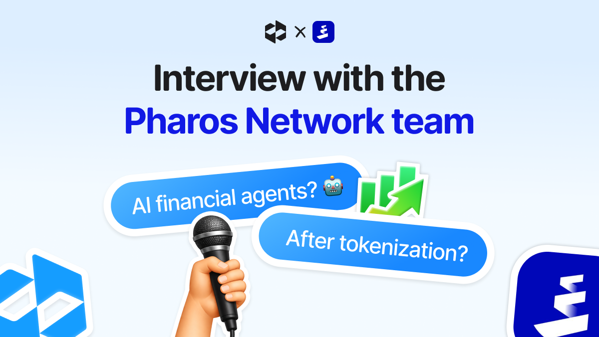 Interview with Pharos Network about RealFi, RWAs, compliance, AI, and the future of on-chain finance