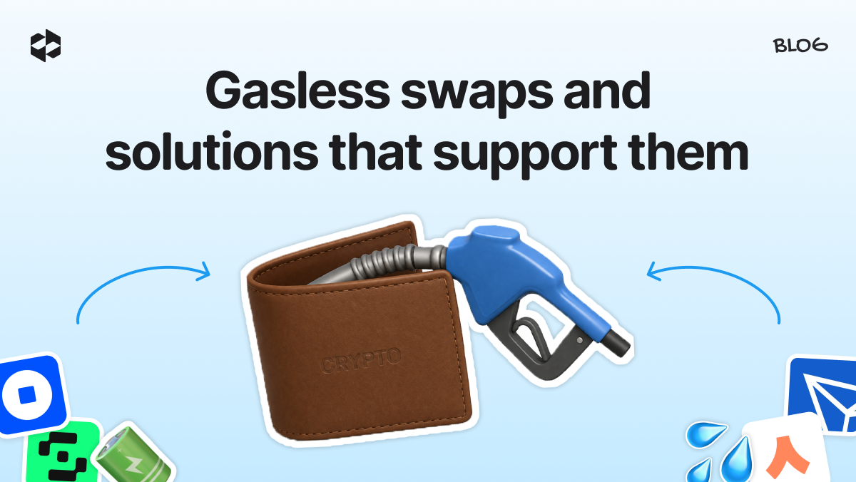 Learn about gasless swaps and where you can use them