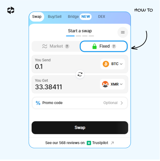 A fixed rate means an opportunity to use a promo code