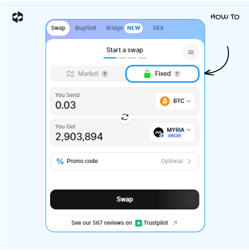 A fixed rate means an opportunity to use a promo code