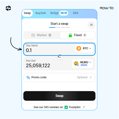 Send the coin