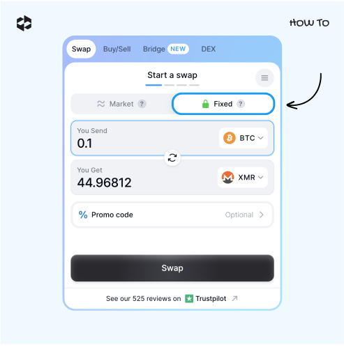 A fixed rate means an opportunity to use a promo code