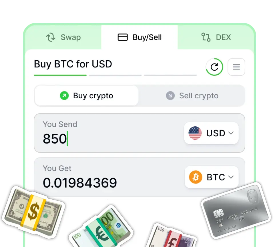 Swap Bitcoin, Ethereum, all the most popular altcoins, and thousands of other crypto assets instantly. - 3
