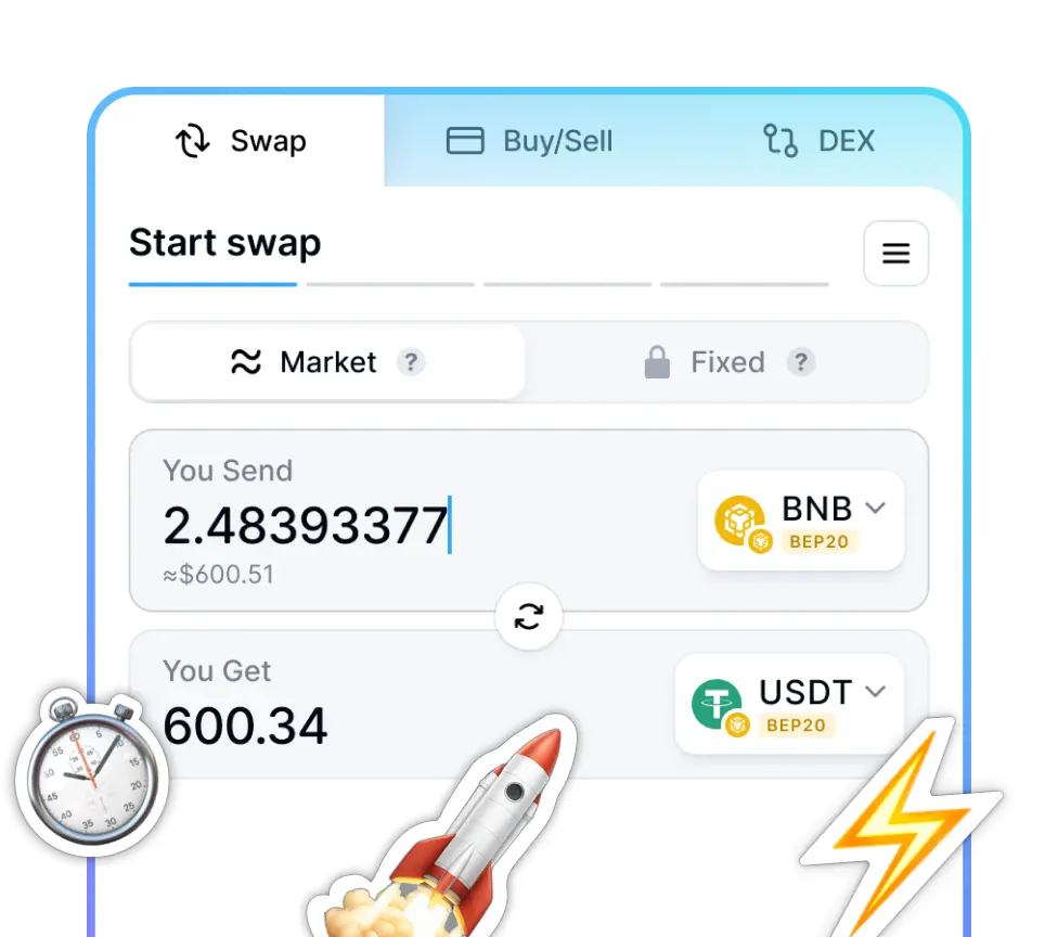 Swap Bitcoin, Ethereum, all the most popular altcoins, and thousands of other crypto assets instantly. - 2